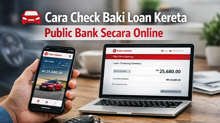 Cara Check Baki Loan Kereta Public Bank